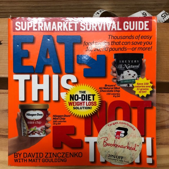 Eat This Not That Book Paperback Supermarket Guide - Picture 1 of 2
